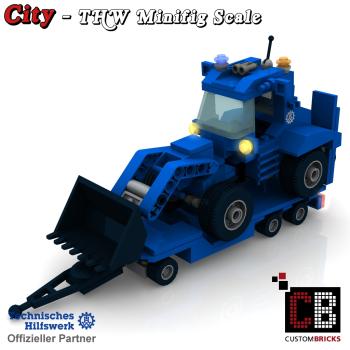 Custom THW Model - Wheel Loader and trailer