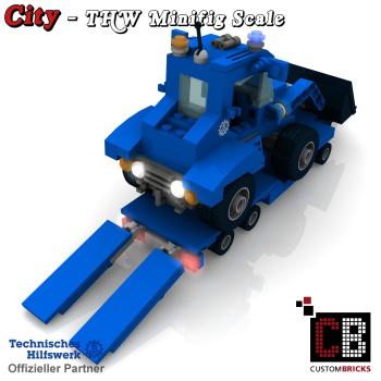 Custom THW Model - Wheel Loader and trailer