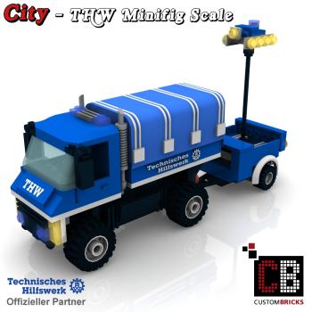 Custom THW Model - Unimog and light mast