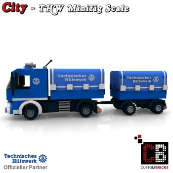 Custom THW Model - Truck short with trailer