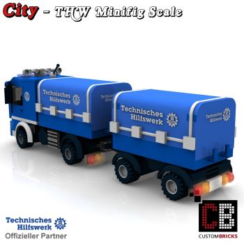 Custom THW Model - Truck short with trailer