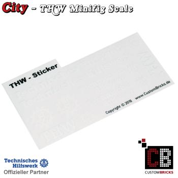 Custom Sticker - THW Modell Sticker