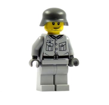 WW2 Soldier 2.0 Printed LEGO® and BrickArms parts gray R1 / R3 / F5