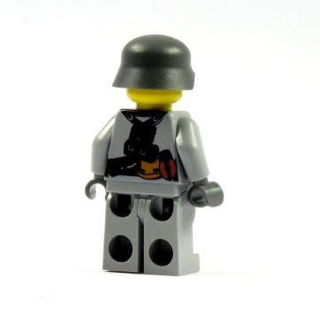 Custom WW2 Soldier 2.0 Printed LEGO® and BrickArms parts gray R1 / R3 / F6