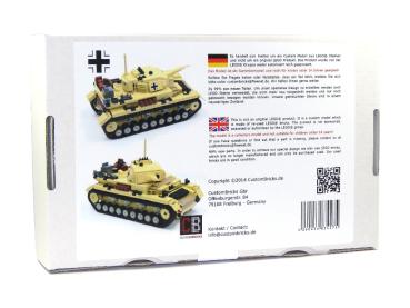 CUSTOM WW2 Afrikakorps PzKpfw IV aus LEGO® Steinen