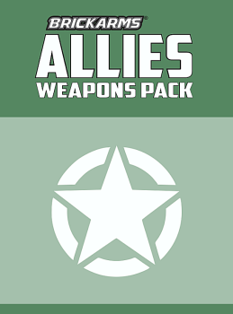 BrickArms AlliesWeapen Set of 14 weapons and accessories