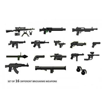 Custom BrickArms WW2 Weapons Set 18 weapons and accessories for LEGO ® figures