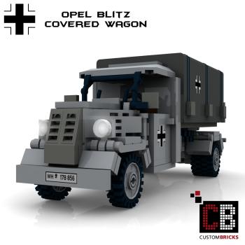 Custom WW2 Opel Blitz Planenwagen mit Hoheitszeichen