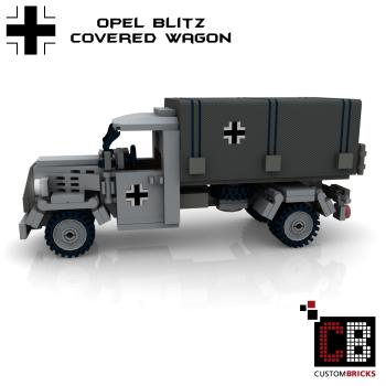 Custom WW2 Opel Blitz Planenwagen mit Hoheitszeichen