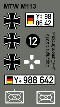 Custom Sticker Bundeswehr MTW 113