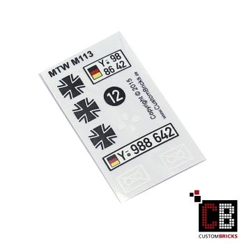 Custom Sticker Bundeswehr MTW 113