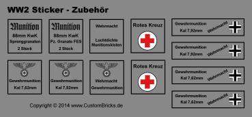 Custom Decals WW2 ammunition boxes