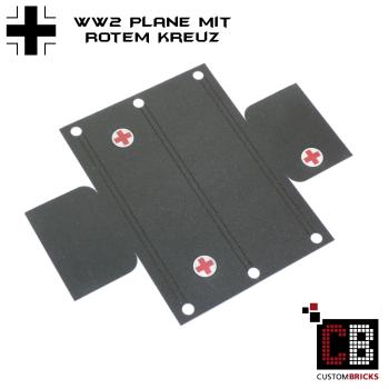 Custom WW2 tarpaulin with red cross