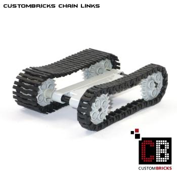 CustomBricks Kettenglieder - 50x Single Wide