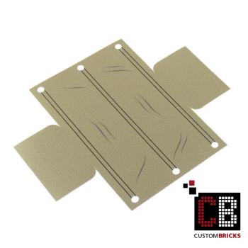 Custom WW2 tarpaulin dark tan without emblem