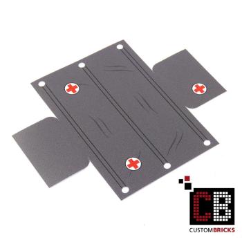 Custom WW2 tarpaulin grey with red cross