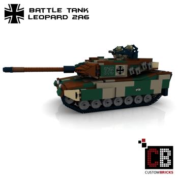 Custom Bundeswehr Tank Leopard 2A6 - Camo