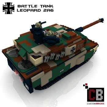 Custom Bundeswehr Tank Leopard 2A6 - Camo