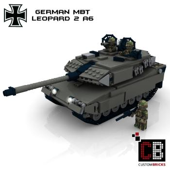 Custom Bundeswehr Tank Leopard 2A6 - gray