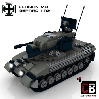 Custom Bundeswehr Panzer Gepard 1A2 - grau