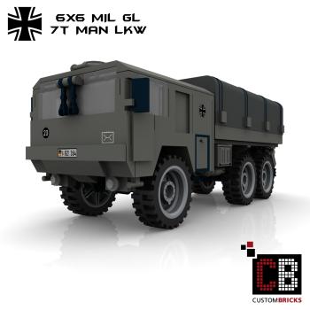 Custom Bundeswehr 7t MAN mil gl 6x6 Truck - gray