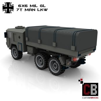 Custom Bundeswehr 7t MAN mil gl 6x6 Truck - gray