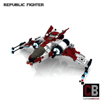 Custom Republic Fighter für Star Wars