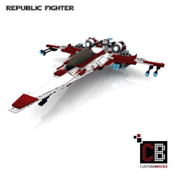 Custom Republic Fighter für Star Wars