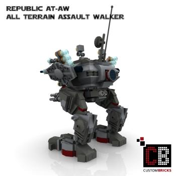 Custom AT-AW - All Terrain Assault Walker for Star Wars