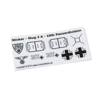 Custom Decals Afrika tank Stug 3 Ausf. A
