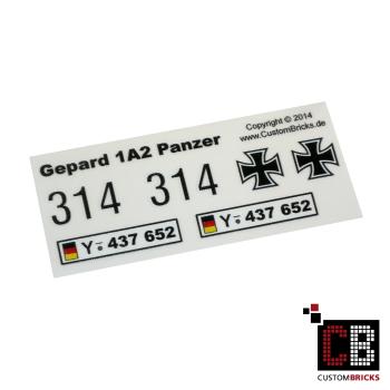 Custom Decals Bundeswehr Gepard Tank