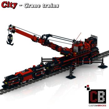 Custom Zug, Kran und Waggon Bauanleitung