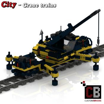 Custom Zug, Kran und Waggon Bauanleitung