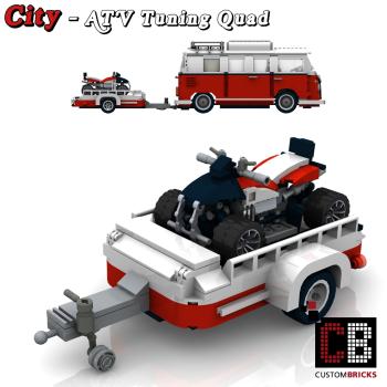 Custom T1-Bus ATV Tuning Quad with Trailer