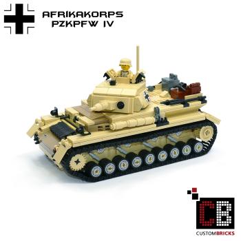 CUSTOM WW2 Afrikakorps PzKpfw IV out of LEGO® bricks