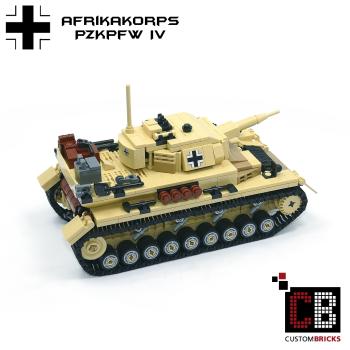 CUSTOM WW2 Afrikakorps PzKpfw IV out of LEGO® bricks