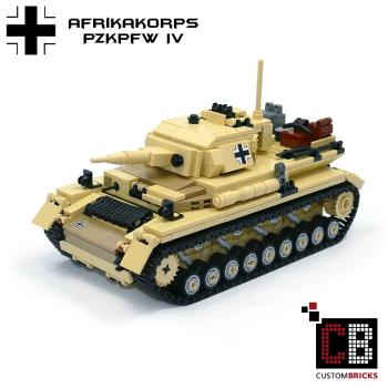 CUSTOM WW2 Afrikakorps PzKpfw IV out of LEGO® bricks