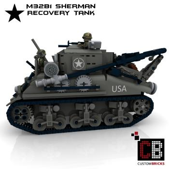 Custom WW2 M32B1 Sherman Recovery Tank