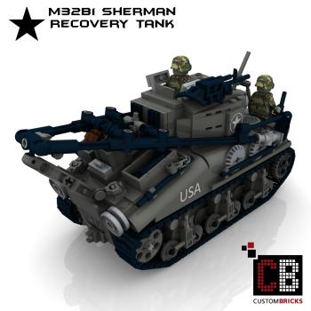 Custom WW2 M32B1 Sherman Recovery Tank