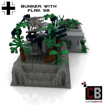Custom WW2 Bunker - Flak 38