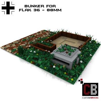 Custom WW2 Bunker - Flak 36