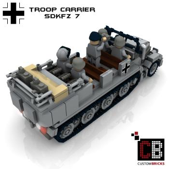 Custom WW2 SdKfz 7 - Truppentransporter
