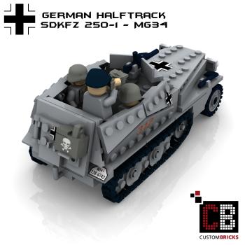 Custom WW2 SdKfz 250-1 with MG 34 - Old Version