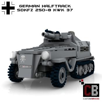 Custom WW2 SdKfz 250-8 with 75mm KwK - New Version