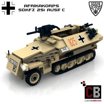 Custom WW2 Afrikakorps SdKfz 251-1 Ausf.C