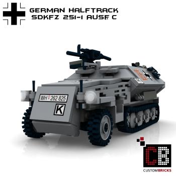 Custom WW2 SdKfz 251-1 Ausf.C Schützenpanzerwagen