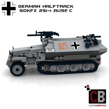 Custom WW2 SdKfz 251-1 Ausf.C Schützenpanzerwagen