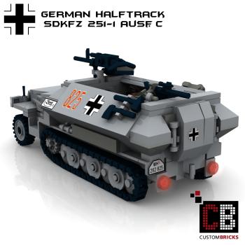 Custom WW2 SdKfz 251-1 Ausf.C Schützenpanzerwagen