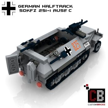Custom WW2 SdKfz 251-1 Ausf.C Schützenpanzerwagen