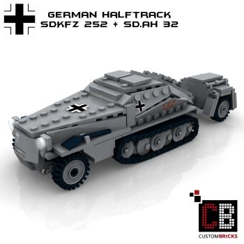 Custom WWII SdKfz 252 with Sd trailer 32